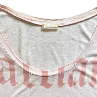 GALLIANO- T shirt en coton