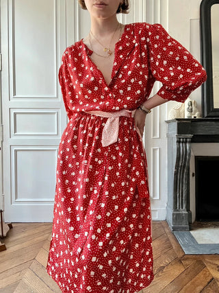 WEILL- Robe vintage upcyclée