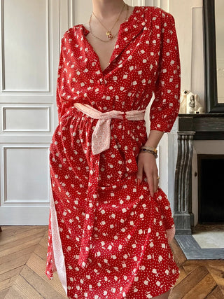 WEILL- Robe vintage upcyclée