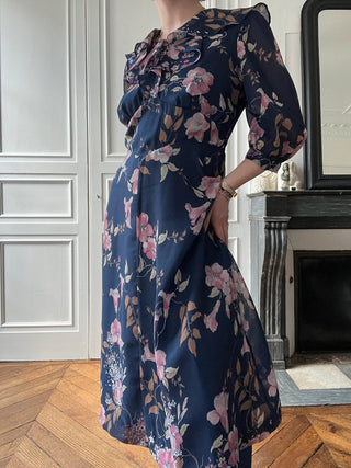 VINTAGE- Robe à fleurs