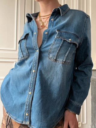 ZADIG & VOLTAIRE- Chemise en jeans