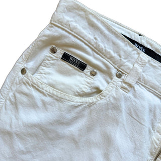 HUGO BOSS- Pantalon blanc lin