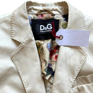 DOLCE & GABANNA- Veste blazer beige